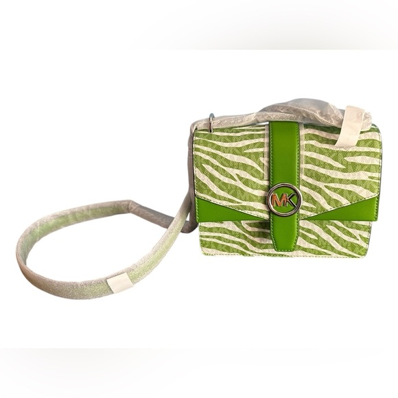 ✨ NEW MICHEAL KORS GREENWICH JUNGLE CROSSBODY NWT! - Picture 7 of 15